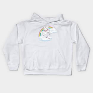 80's Retro Unicorn Kids Hoodie